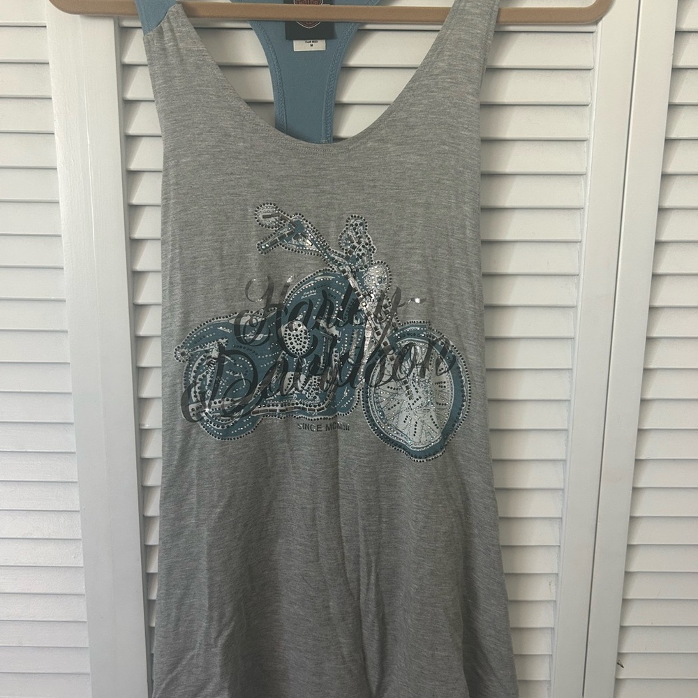 Harley-Davidson Blue Tank Top
